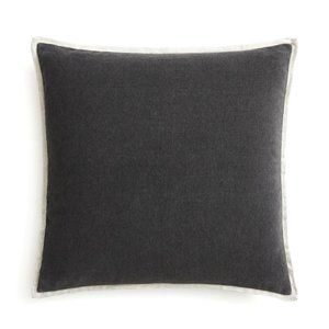 NWOT WEST ELM Set of 2 Classic Cotton Velvet Pillow Cover Color Slate 20 x 20